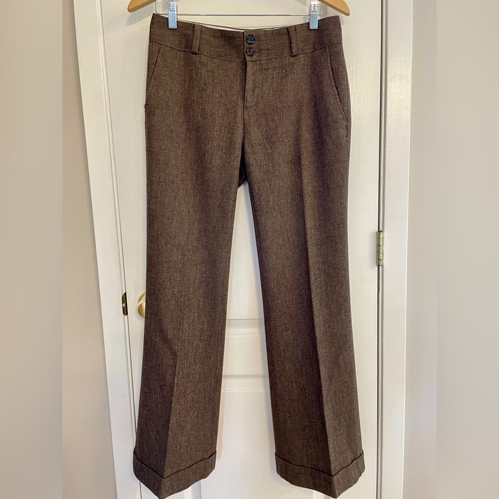 Banana Republic Women's Brown Wide Leg Pants